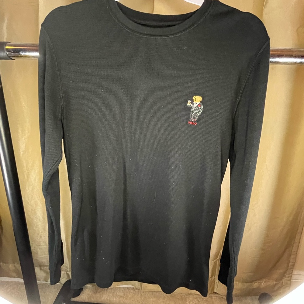 Polo by Ralph Lauren Black Crewneck Sweater